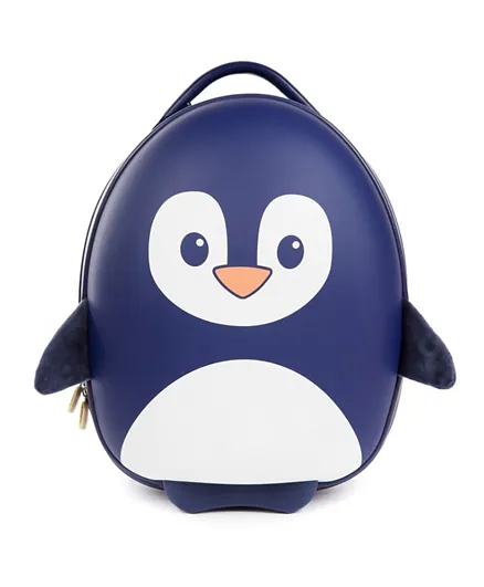 Boppi Tiny Trekker Penguin Luggage Case - Blue