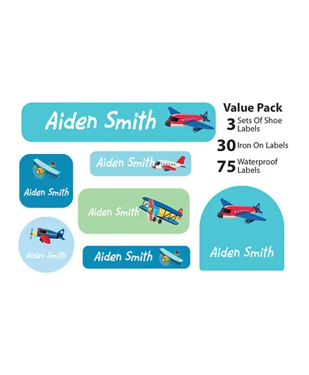 Ajooba My Labels Personalised Name Labels for Kids My Nursery Labels 011 - Pack of 108