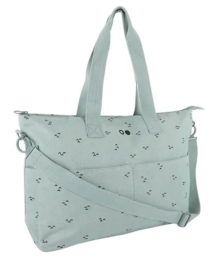 Trixie Green Mommy Tote Bag - Mountains