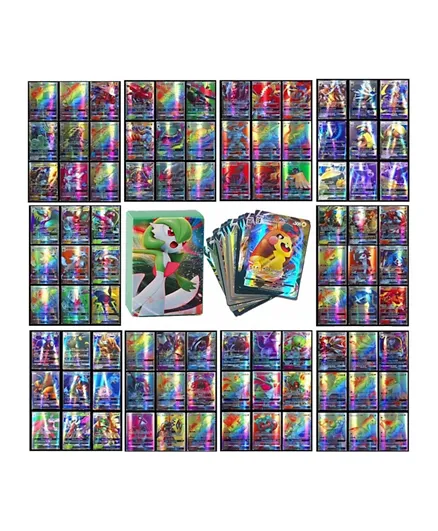 Pokemon Trading Cards - 100 Pieces (60V + 40Vmax)