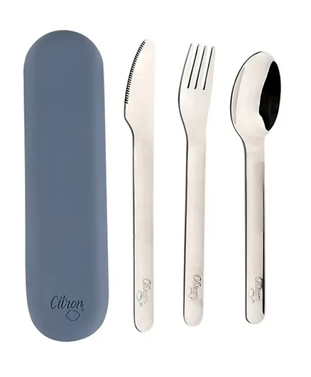 Citron Cutlery Set - Navy Blue