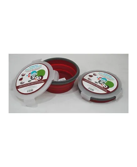 GOOD2GO Round Expandable Container Red - 800mL