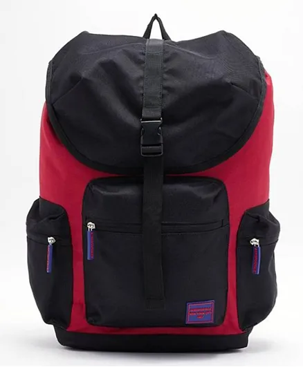 Aeropostale Aero Boy's Flap Closure Backpack Red - 7 Inch