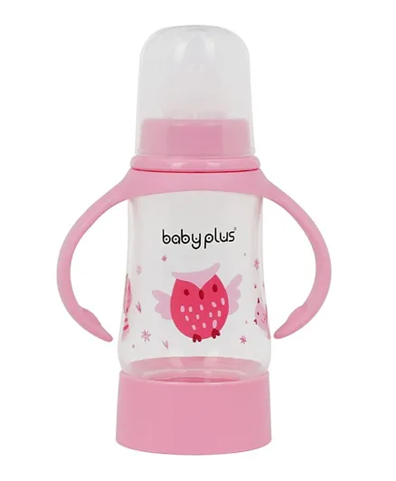 Baby Plus Feeding Bottle Pink - 150ml