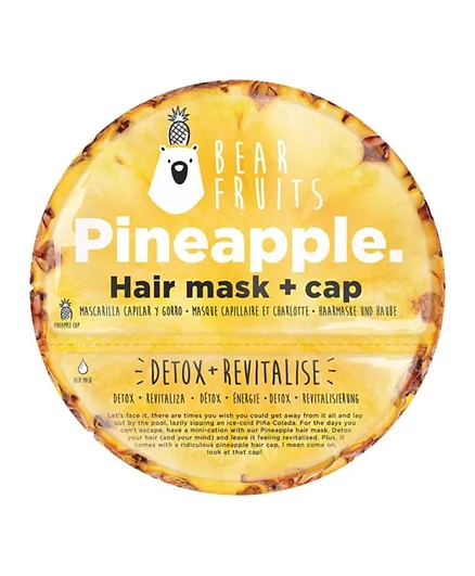 BearFruits Pineapple Frutilicious Hair Mask & Cap Detox & Revitalise - 20mL