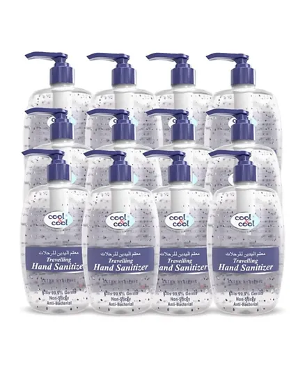 Cool & Cool Travelling Hand Sanitizer (H547T) Pack of 12 -  250 ml each