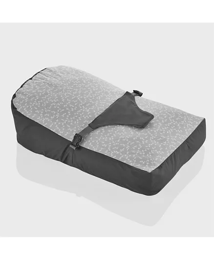 Babyjem Soft Baby Sleeping Cushion with Belt - Grey/Black