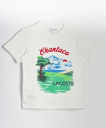 Lacoste Short Sleeves T-Shirt - White