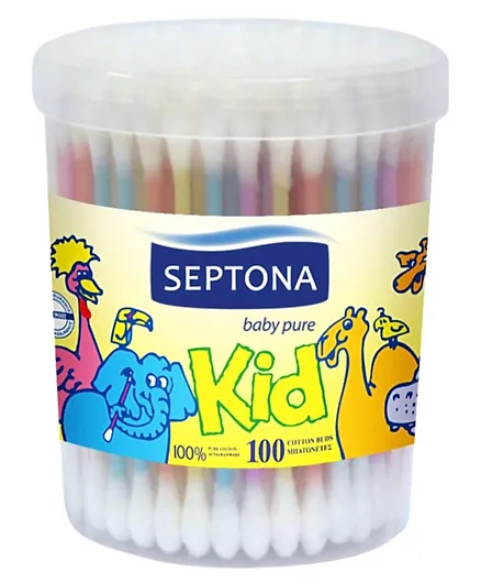 Septona Cotton Buds Drum Kids - 100 Buds