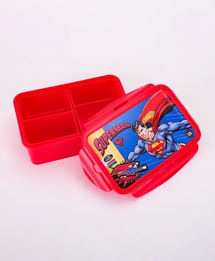 Warner Bros Superman Man Of Tomorrow Lunch Box - Red