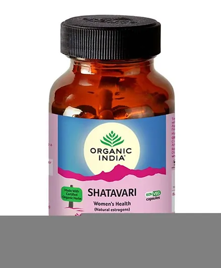Organic India Shatavari Capsules - 60 Pieces