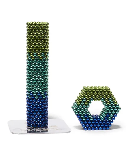 سبيكس طقم الكرات المغناطيسية أخضر وتيل وأزرق - 518 قطعة