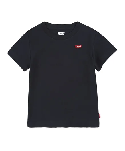 Levi's LVB Logo Embroidered T-Shirt - Black