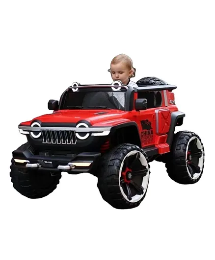 Myts Jeep New Jumbo 12V Ride On - Red