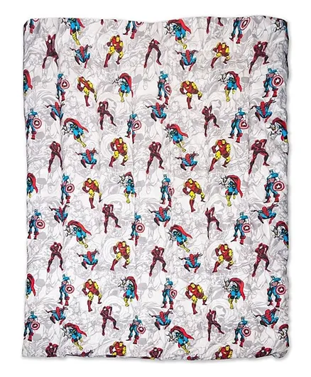PAN Home Avengers Roll Comforter - White