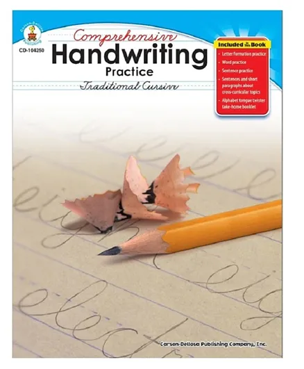 Carson Dellosa Handwriting Practice Traditional Cursive Paperback - English