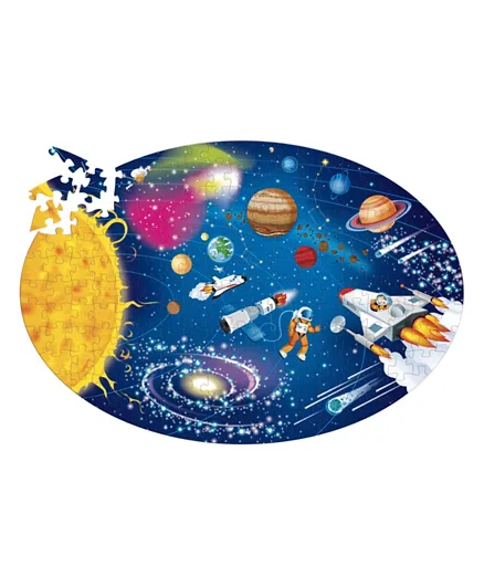 Sassi Travel Learn And Explore  Space The Solar System Puzzle With Book - 205 Pieces