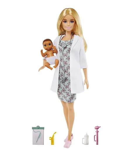 Barbie Baby Doctor Doll Playset - 30.4cm