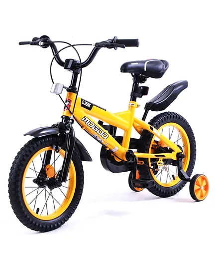 دراجة أطفال كلاسيك من موجو 14 إنش - أصفر