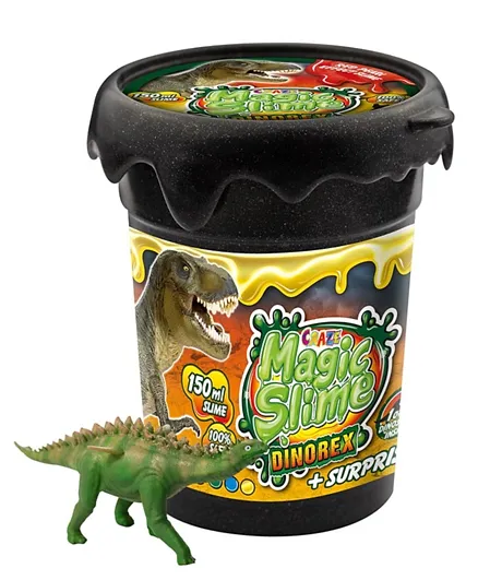 Craze Magic Slime Dino Red Pack of 1 (Color may Vary) - 150 ml