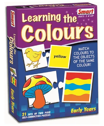Smart Playthings Learning The Colours Puzzle Pack of 2 - 42 Pieces