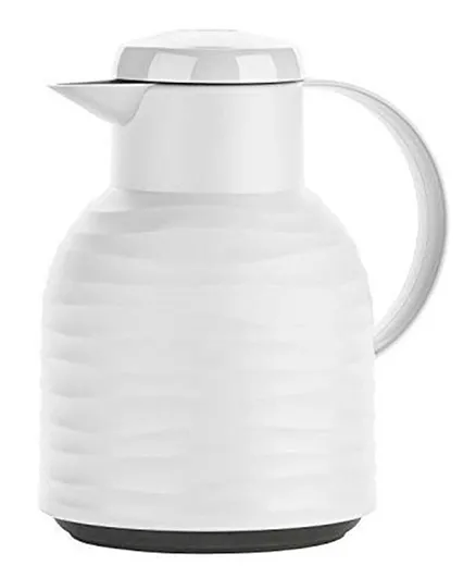 Emsa Samba Wave Vacuum Flask - White, 1L
