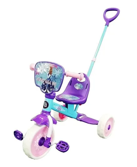 Myts Princess Tricycle With Push Handle - Blue
