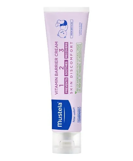 Mustela Baby 123 Vitamin Barrier Cream Diaper Rash Cream - 100ml