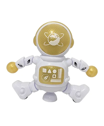 SADAF Electronic Cool Dancing Robot Spaceman Musical Toy - White