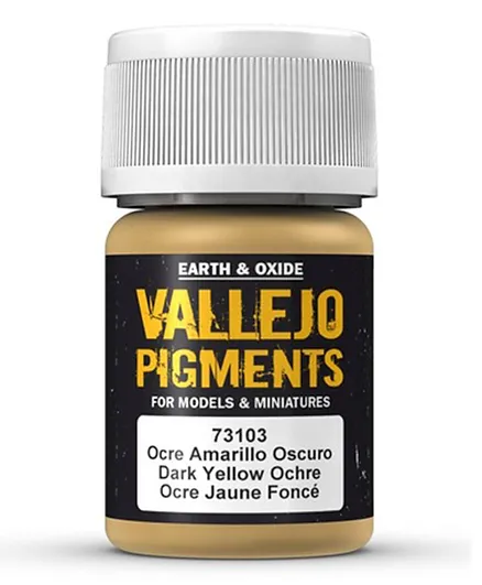 Vallejo Pigment 73.103 Dark Yellow Ocre - 35mL