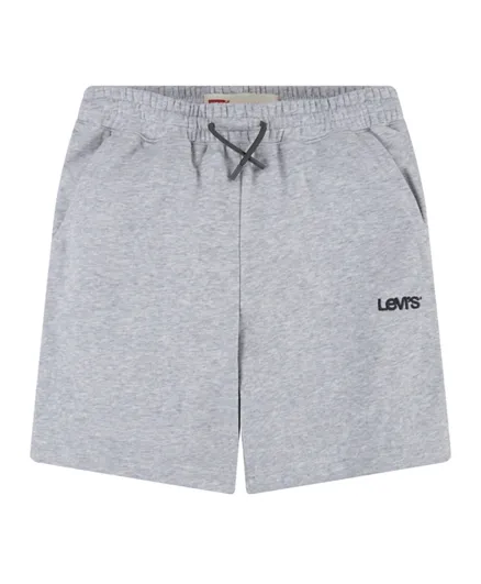 Levi's LVB Logo Printed Shorts - Light Gray Heather
