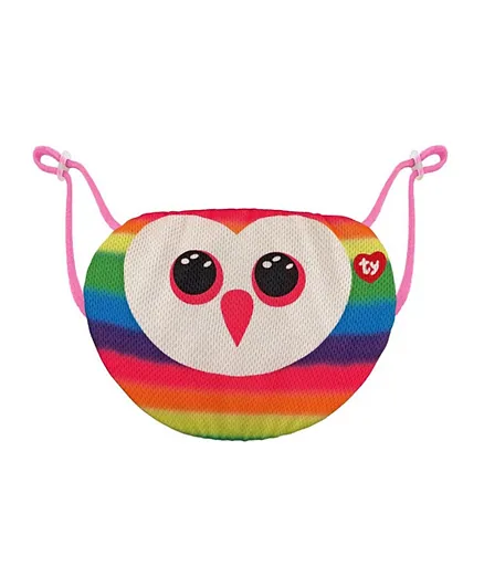 TY Kids Face Mask Owl Owen - Multicolor
