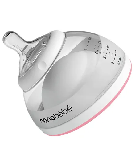 Nanobebe Breastmilk Bottle Single Pack Pink - 150ml