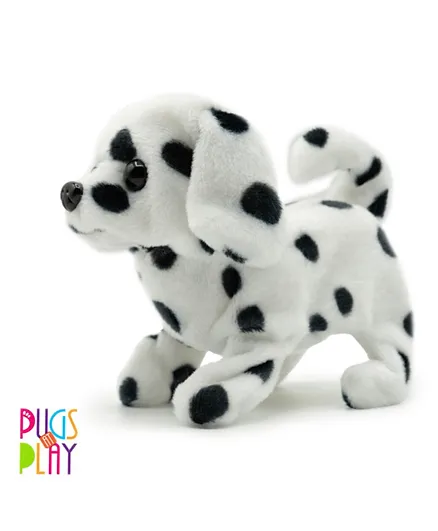 Pugs At Play Spotty Walking Dog Toy - 16.5 cm