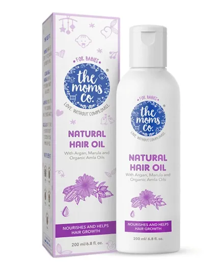 The Moms Co Natural Baby Hair Oil - 200mL