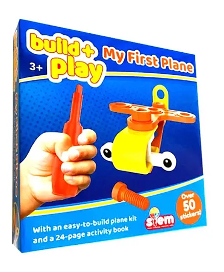 My First Plane Build and Play with Activity Book with Toy - 24 Pages