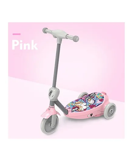 Megawheels 6V 3  in 1  Bubble Electric Scooter - Pink