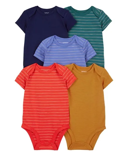 Carter's 5-Pack Printed Original Bodysuits - Multicolor