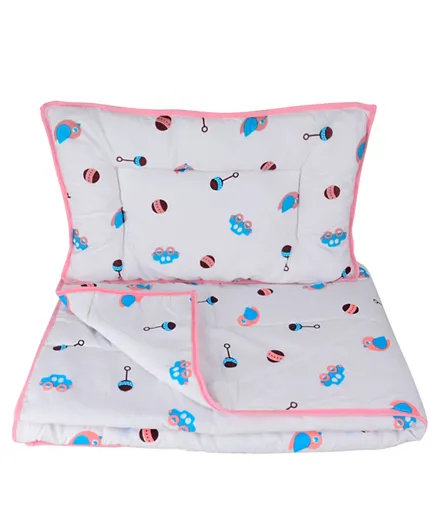 Wonder Wee Quilt and Pillow Set - Pink Toys