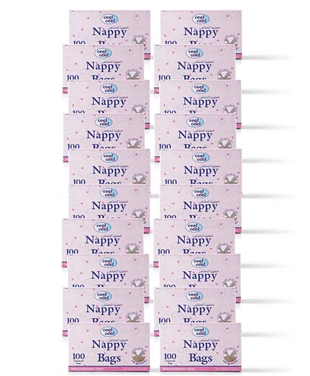 Cool & Cool Nappy Bags Pack of 20 - 2000 Pieces