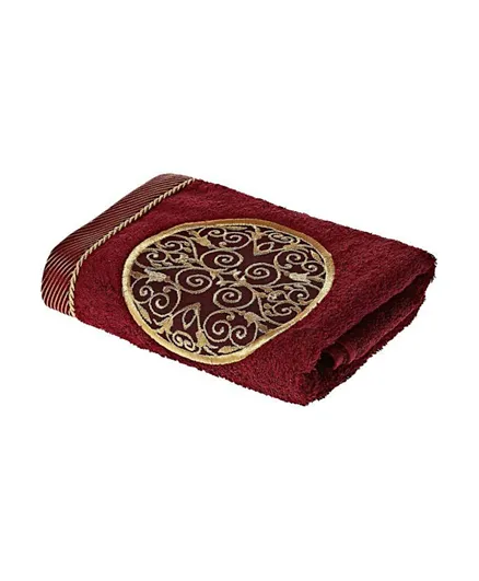 Ecocotton Arus Towel - Claret Red