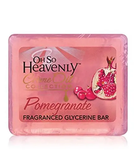 Oh So Heavenly Crème Oil Pomegranate Fragranced Glycerine Bar - 150g