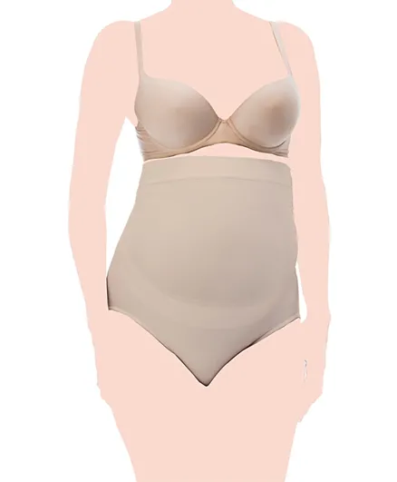 Relax Maternity 5100 Cotton Over The Bump Maternity Knickers - Nude