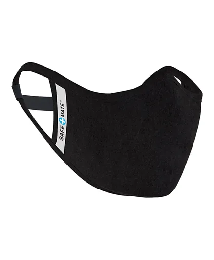 Case Mate Safe Mate Washable Cloth Mask  Large to XL - Black