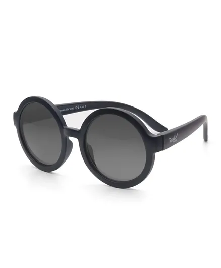 REAL SHADES Vibe Smoke Lens Sunglasses - Inkwell