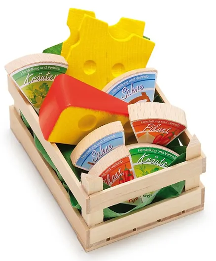 Erzi Wooden Small Cheese - Assorted Colours & Designs