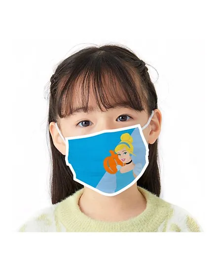 Disney Princess Kids Face Mask Covering Small - Pack of 3