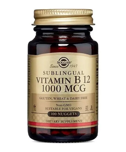 SOLGAR Vitamin B12 1000Mcg - 100 Nuggets