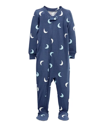 Carter's Moon PurelySoft Footie Pyjamas - Blue
