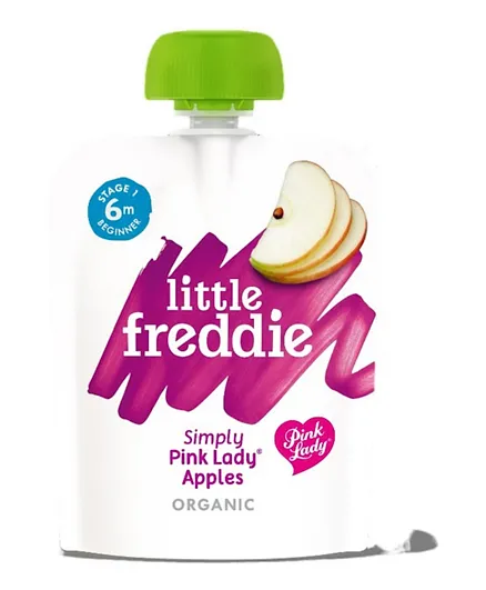 Little Freddie Organic Simply Pink Lady Apple Puree - 70g